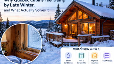 Why Quebec Cabins Feel Damp by Late Winter