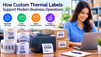 How Custom Thermal Labels Support Modern Business Operations