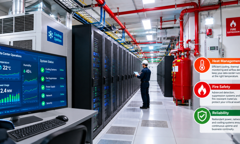 Data Center Design Priorities for Heat, Fire Safety, and Reliability