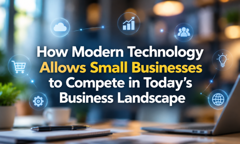 How Modern Technology Allows Small Businesses to Compete in Today’s Business Landscape